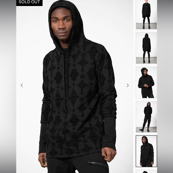 KILLSTAR Atomas Oversized Hoodie - Picture 7 of 7